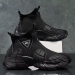 Men's High Top Running Shoes Lightweight Slip On Walking Shoes Workout Shoes for Men Fashion Sneakers